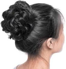 images-4.jpg Bun: 100% natural human hair bun
